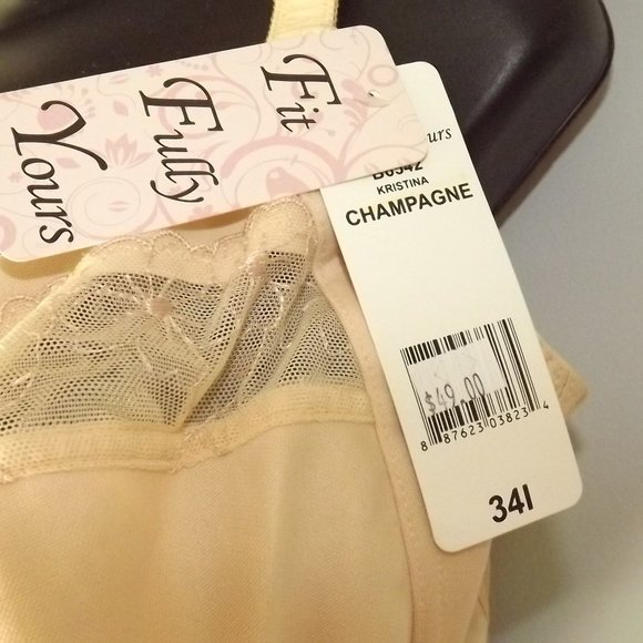 Plus Size 34I Fit Fully Yours Soft Cup Bra - Picture 2 of 8